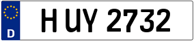 Truck License Plate